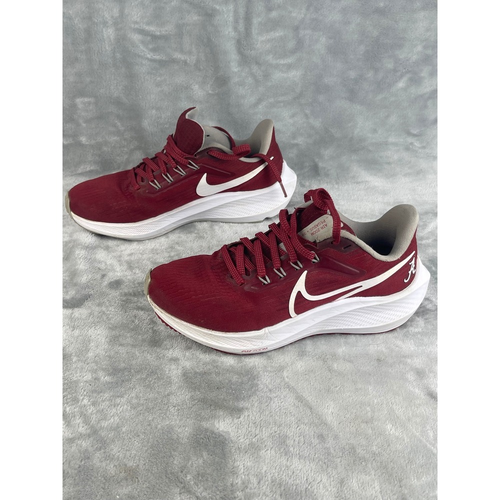 Nike Air Zoom Pegasus 39 Alabama Crimson Tide Mens 3.5 Red Good Running Shoes - Picture 5 of 10